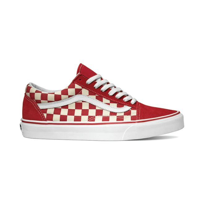 Vans geperforeerde vetersneakers - Rood