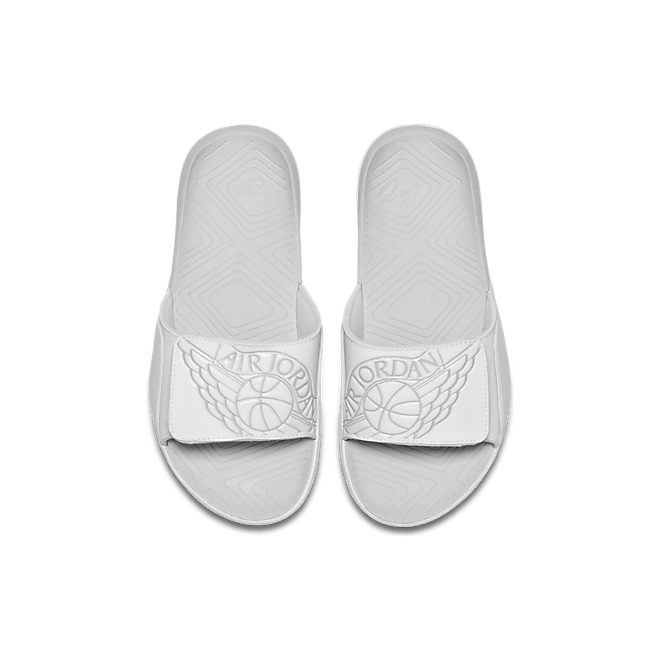 Jordan Hydro 7 Slides White Platinum (GS)