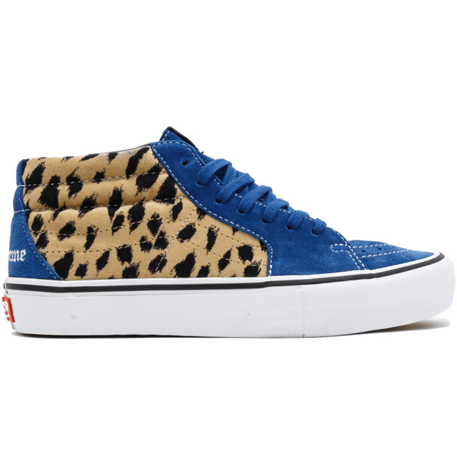 Vans Sk8-Mid Supreme Velvet Leopard Royal VN0A347UOPK