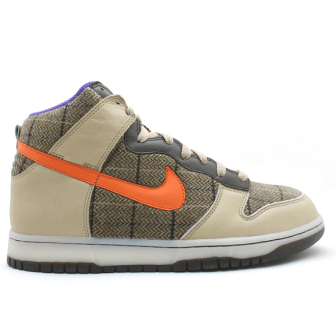 Nike Dunk High Premium Tweed Orange Blaze 312786-283