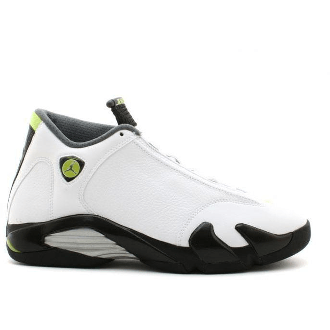 Jordan 14 Retro White Chartreuse 311832-132