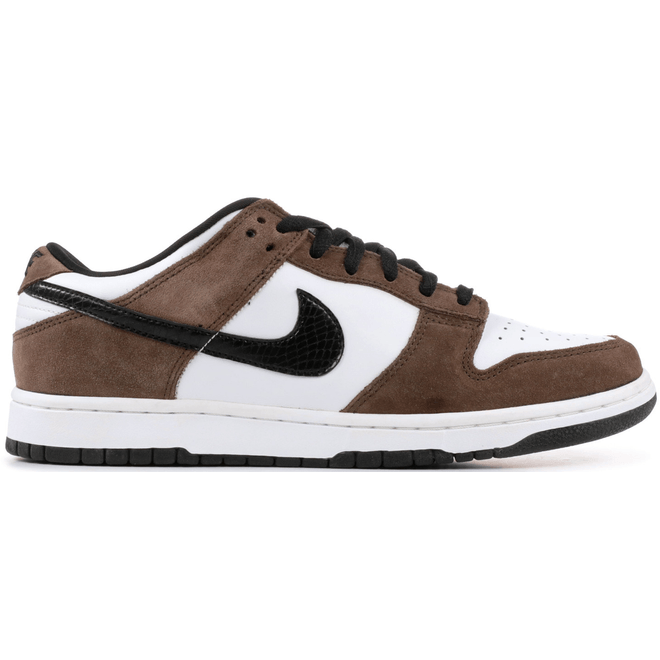 Nike SB Dunk Low White Black Trail End Brown 304292-102