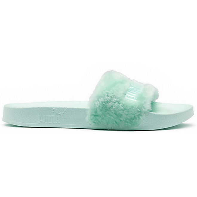 Puma Fur Slide Rihanna Fenty Bay Mint