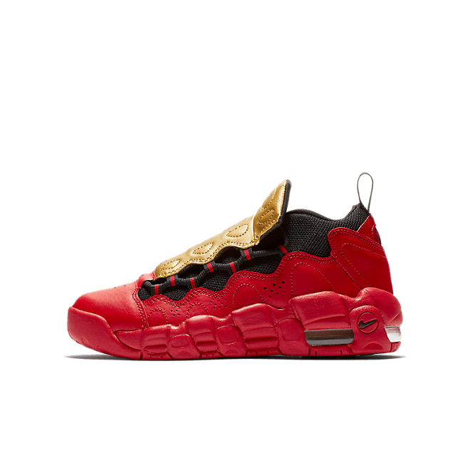 Nike Air More Money University Red Metallic Gold (GS) AH5215-600