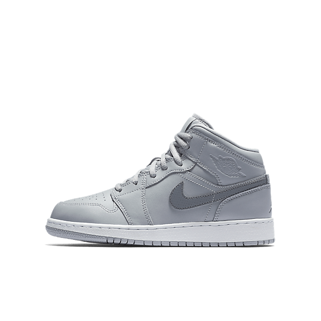 Jordan 1 Retro Mid Wolf Grey Cool Grey (GS) 554725-033