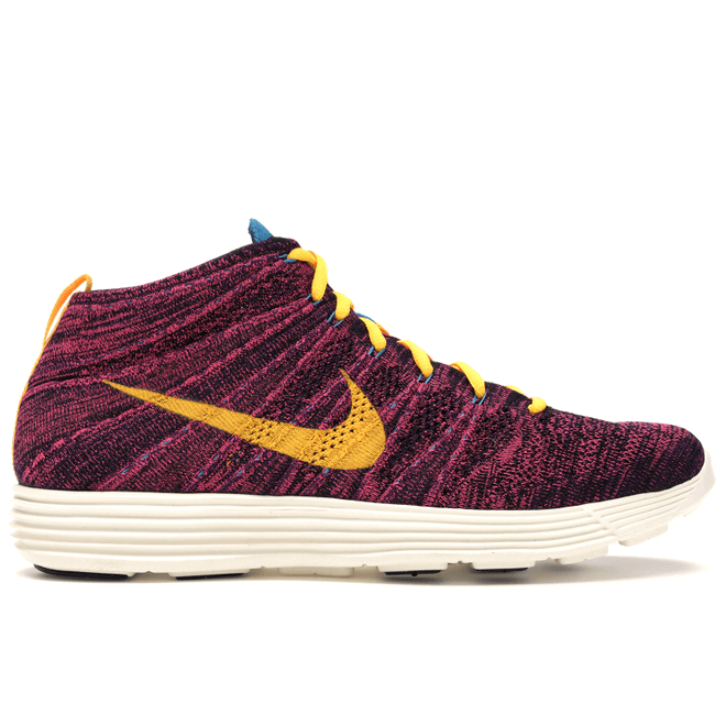 Nike Lunar Flyknit Chukka Grand Purple Laser Orange 554969-085