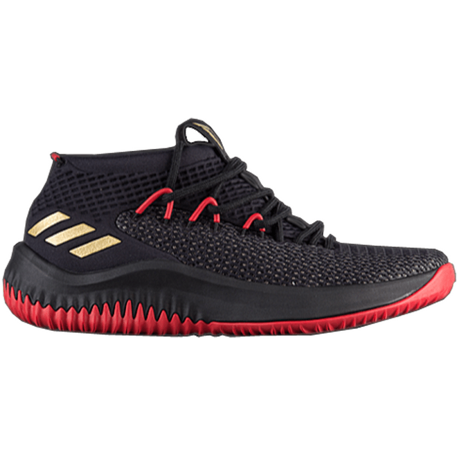 adidas Dame 4 Black Gold Scarlet CQ1422