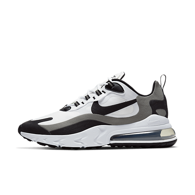 Nike Air Max 270 React White Black Metallic Pewter CT1264-101