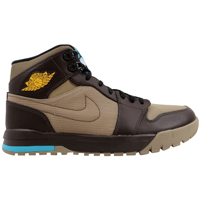 Air Jordan I 1 Trek Khaki/Varsity Maize-Baroque Brown 616344-205