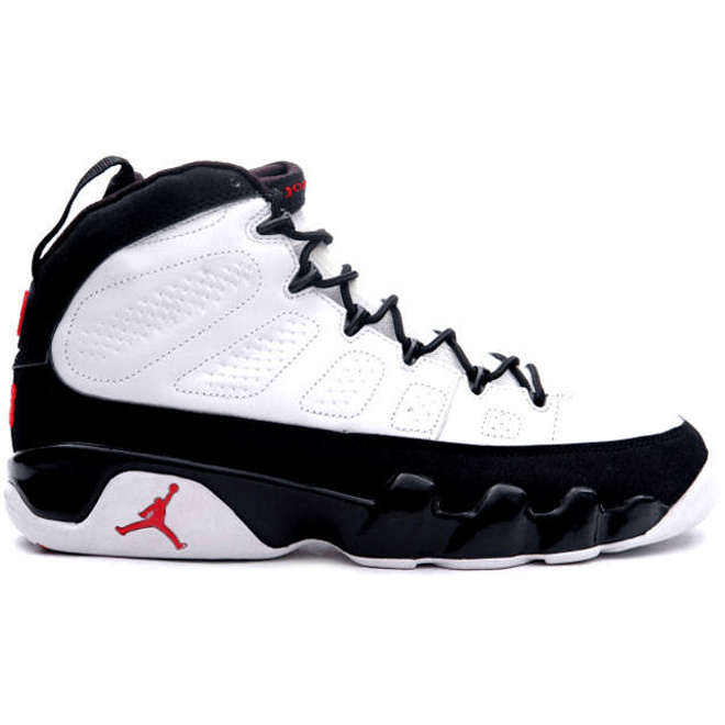 Jordan 9 Retro White Black Red (2002) 302370-101