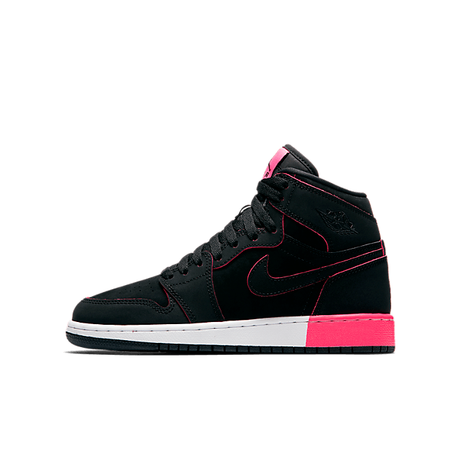 Jordan 1 Retro High Black Hyper Pink White (GS) 332148-024