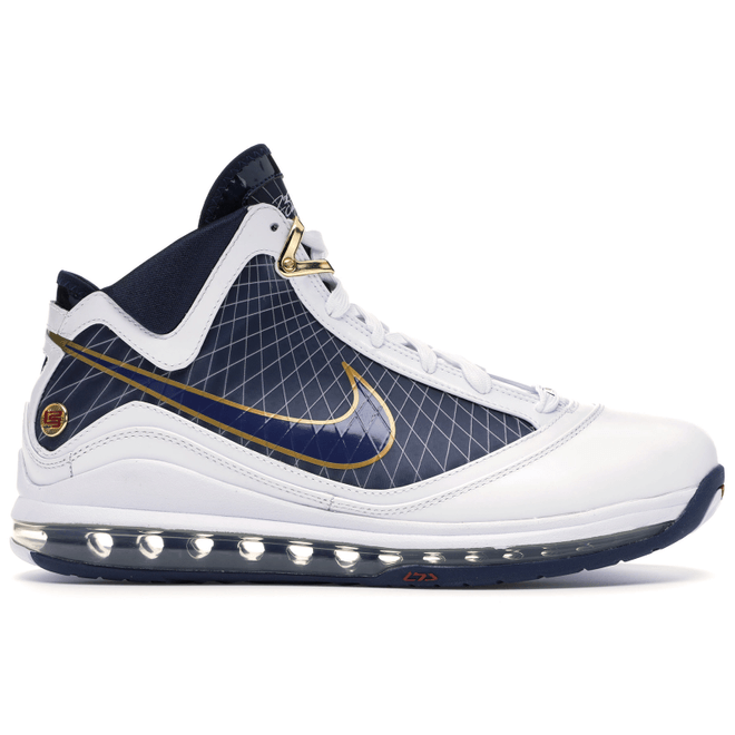 Nike LeBron 7 White/Midnight Navy 375664-111