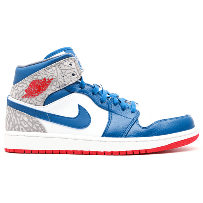 Jordan 1 Retro Mid True Blue 554724-107