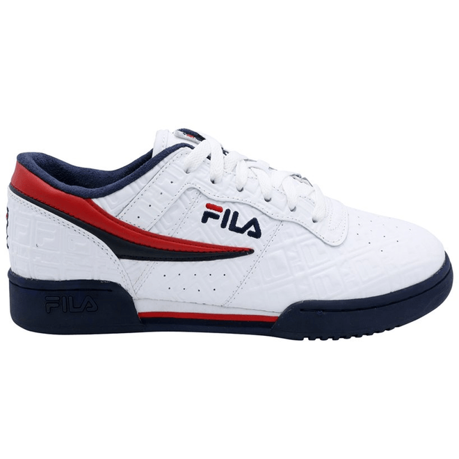 Fila Original Fitness Embossed Logo White Navy Red 1FM00128-125