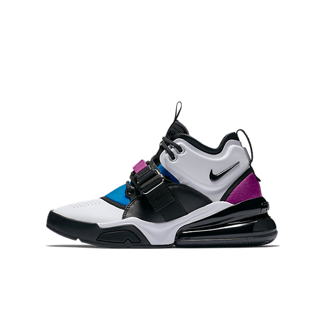 Nike Air Force 270 White Black Lyon Blue (GS)