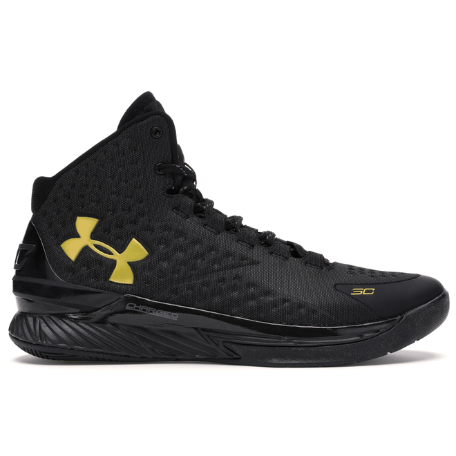 UA Curry 1 Black and Gold Banner 1258723-008