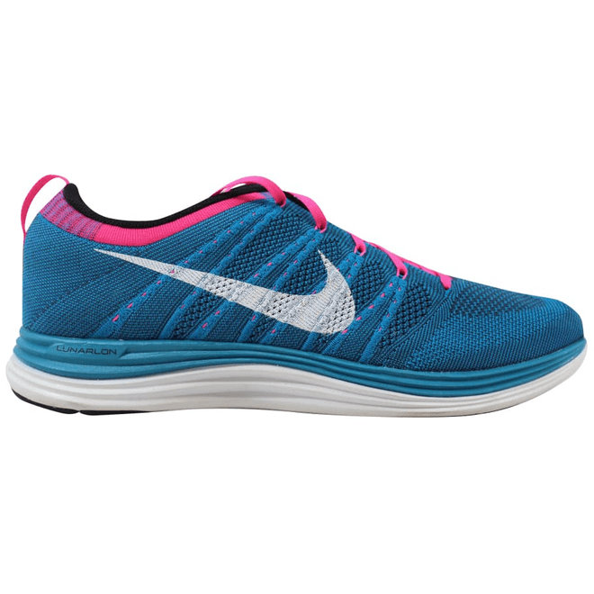 Nike Flyknit One+ Neon Turquoise/White-Squadron Blue-Pink Flash 554887-414