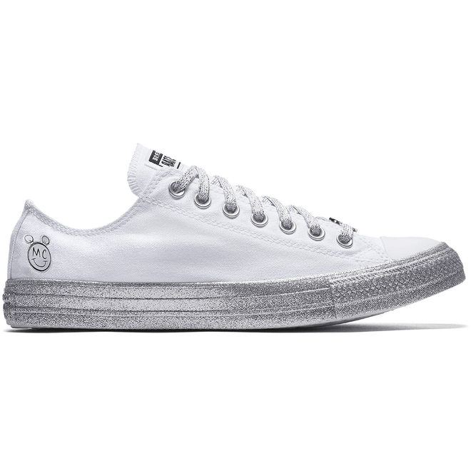 Converse Chuck Taylor All-Star Low Miley Cyrus White Silver