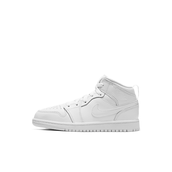 Jordan 1 Mid Triple White (PS) 640734-126