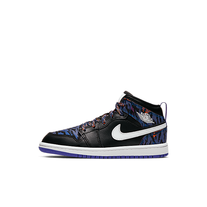 Jordan 1 Mid Multi-Color Tiger Stripe (PS) AV5173-005