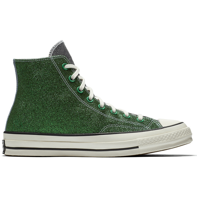 Converse Chuck Taylor All-Star 70s Hi JW Anderson Glitter Gutter Green Black 160805C