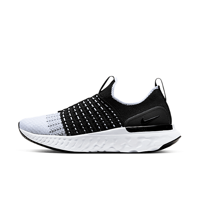 Nike React Phantom Run Flyknit 2 Black White (W) CJ0280-001