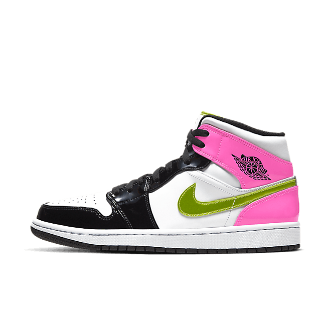 Jordan 1 Mid White Black Cyber Pink CZ9834-100