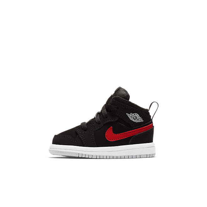 Jordan 1 Mid Multi-Color Swoosh Black (TD) 640735-065