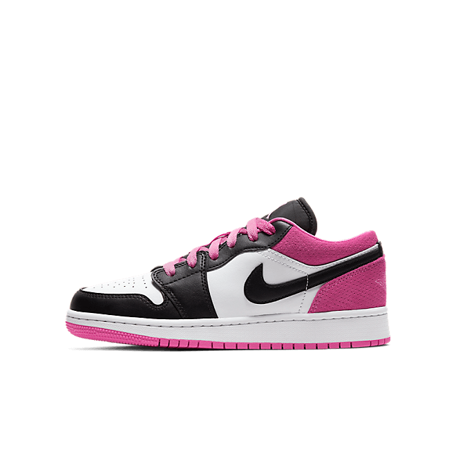 Jordan 1 Low Black Active Fuchsia (GS) CT1564-005