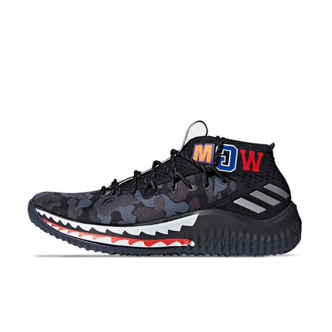 adidas Dame 4 X Bape 'A Bathing Ape Black'