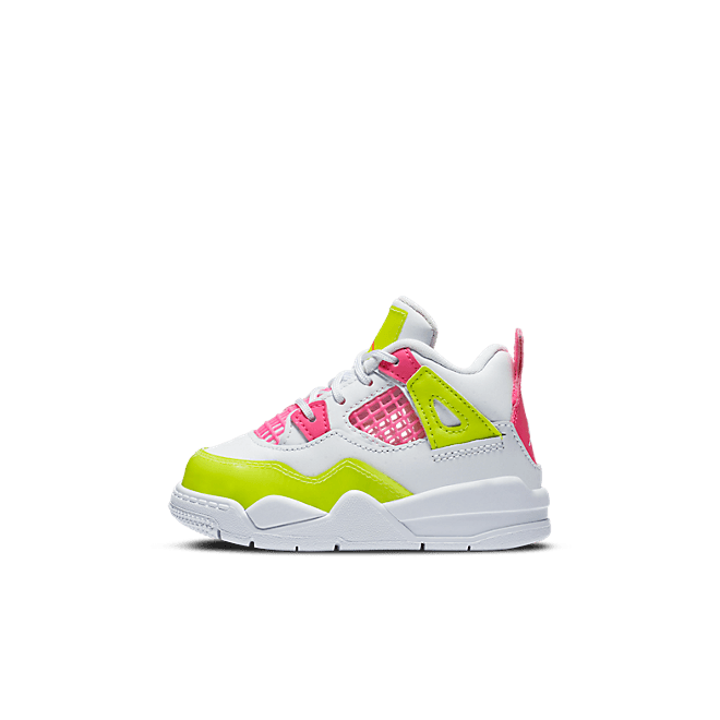 Jordan 4 Retro White Lemon Pink (TD) CV7807-100