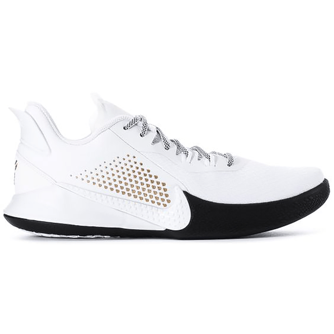 Nike Mamba Fury White Metallic Gold