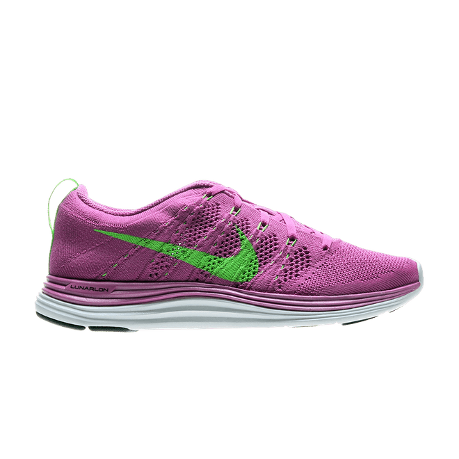 Nike Flyknit Lunar1+ Club Pink Electric Green (W) 554888-631