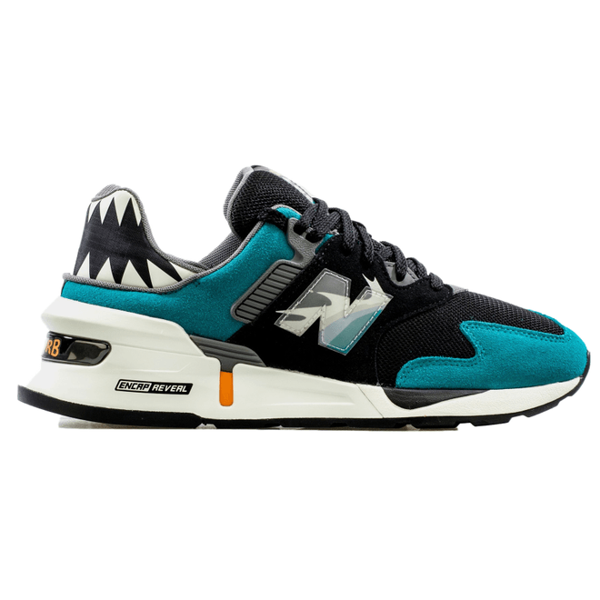 New Balance 997S Shoe Palace Great White (Teal Toe) MS997JSH