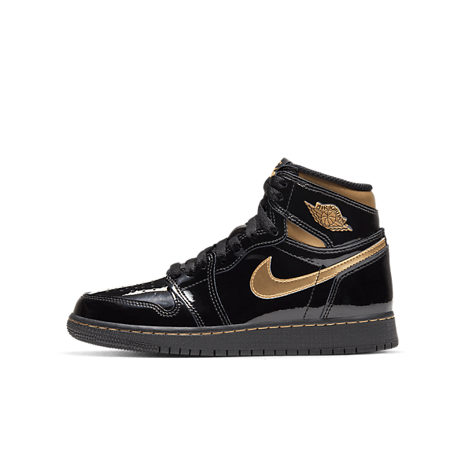 Jordan Air Jordan 1 Retro High OG âBlack Metallic Goldâ 575441032