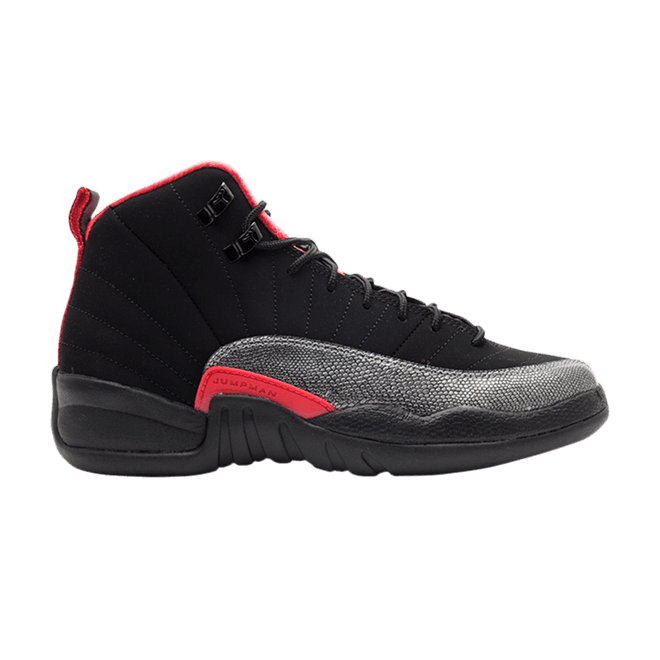 Jordan 12 Retro Black/Siren Red (GS)