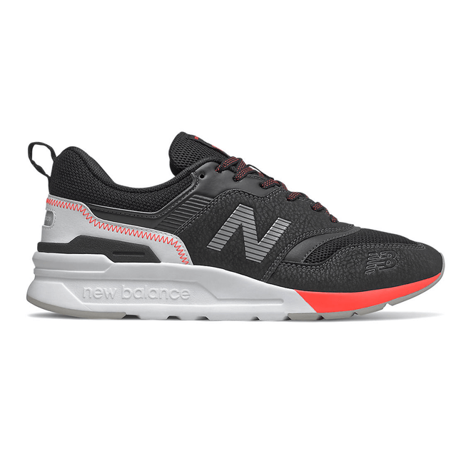 New Balance 997H - Black with Energy Red & White CM997HFQ