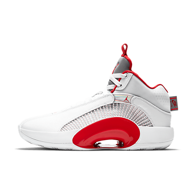 Jordan XXXV Fire Red (White Sole)