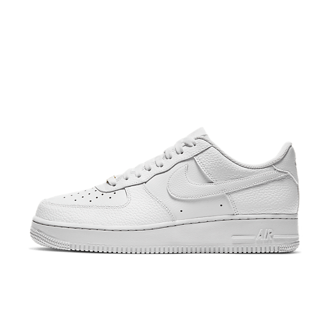 Nike Air Force 1 Low Triple White Tumbled Leather CZ0326-101