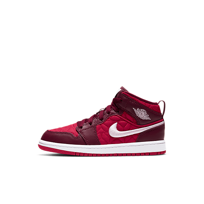 Jordan 1 Mid Red Quilt (PS) AV5173-600