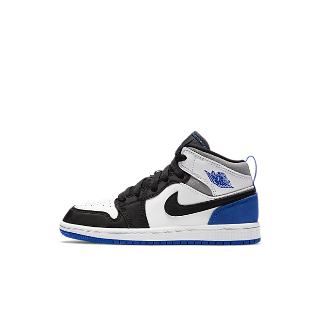 Jordan 1 Mid SE White Black Royal (PS) BQ6932-102