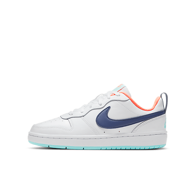 Nike Court Borough Low 2 White Navy (GS)