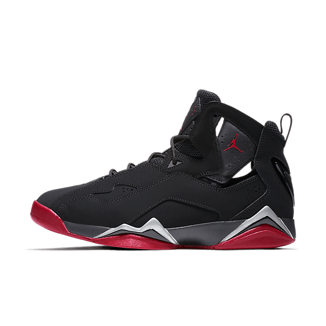 Jordan True Flight Black/Gym Red-Metallic Silver 342964-001