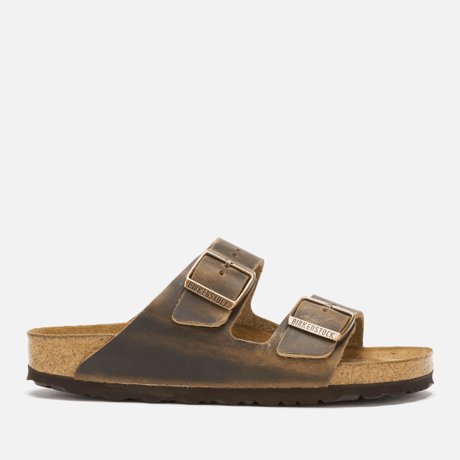 Birkenstock Women's Arizona Oiled Leather Double Strap Sandals