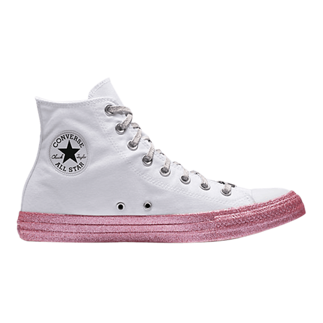 Converse Chuck Taylor All-Star High Miley Cyrus White Pink