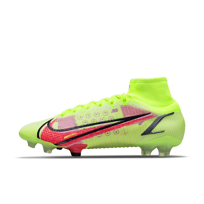 Nike Mercurial Superfly 8 Elite FG Volt Black Bright Crimson CV0958-760