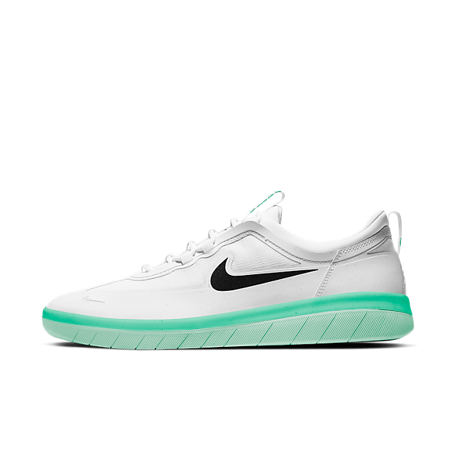 Nike SB Nyjah Free 2 White Black Green Glow BV2078-104