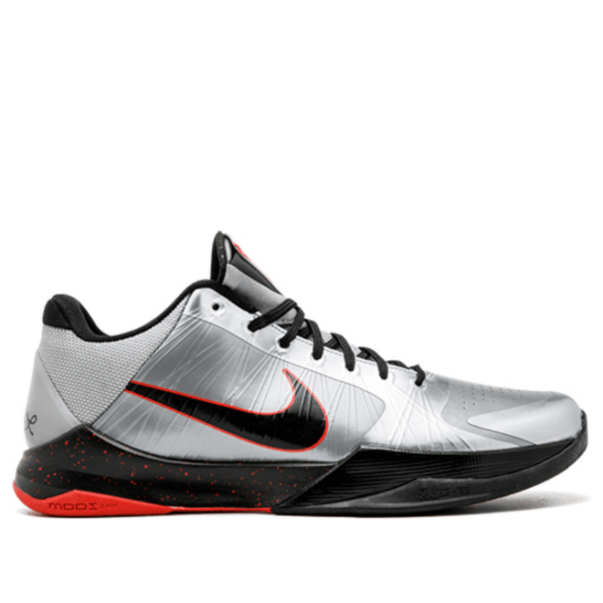 Nike Zoom Kobe 5 'Wolf Grey' Wolf Grey/Black-Daring Red