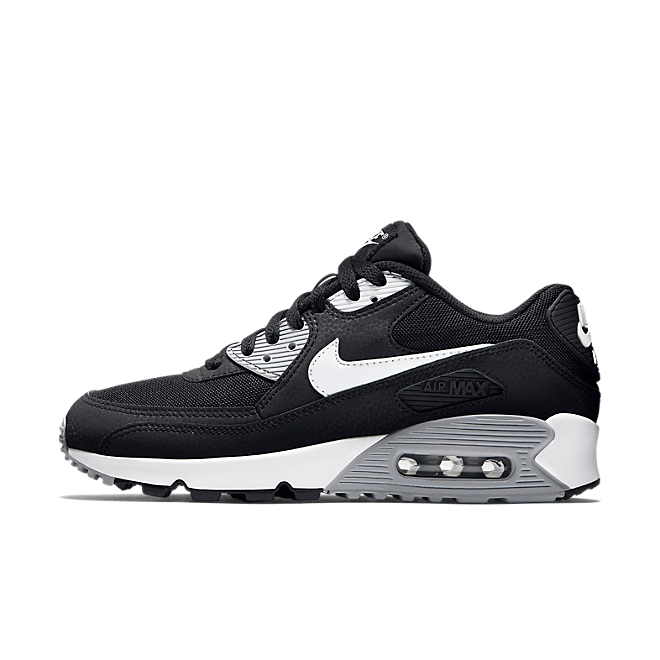 Womens Nike Air Max 90 Essential Black Wolf Grey Wmns 616730 012 Sneakerjagers 7825