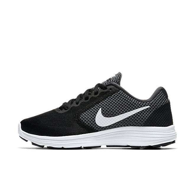 Womens Nike Revolution 3 Dark Grey/White-Black WMNS